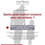 conférence de yves renié